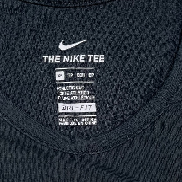 Nike Dri Fit Just Do It Black Sleeveless Tank Top Women’s Sz XS - Picture 5 of 8